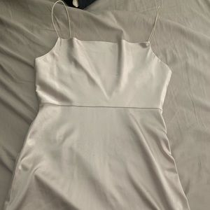 Topshop Cocktail Dressin Ivory Satin